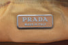 Authentic PRADA Nylon Tessuto Hand Bag Pouch Purse Yellow 5136K