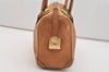 Authentic GUCCI Sherry Line Hand Boston Bag Leather Canvas 0000851 Brown 5137J