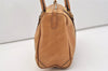 Authentic GUCCI Sherry Line Hand Boston Bag Leather Canvas 0000851 Brown 5137J