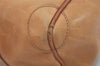 Authentic GUCCI Sherry Line Hand Boston Bag Leather Canvas 0000851 Brown 5137J