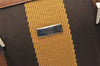 Authentic GUCCI Sherry Line Hand Boston Bag Leather Canvas 0000851 Brown 5137J