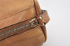 Authentic GUCCI Sherry Line Hand Boston Bag Leather Canvas 0000851 Brown 5137J