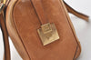 Authentic GUCCI Sherry Line Hand Boston Bag Leather Canvas 0000851 Brown 5137J