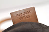 Authentic GUCCI Sherry Line Hand Boston Bag Leather Canvas 0000851 Brown 5137J