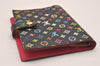 Auth Louis Vuitton Monogram Multicolor Agenda PM Notebook Cover Black Box 5138J
