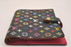 Auth Louis Vuitton Monogram Multicolor Agenda PM Notebook Cover Black Box 5138J