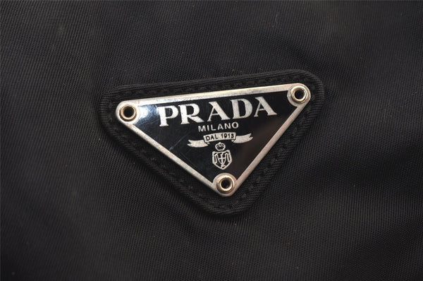 Authentic PRADA Vintage Nylon Tessuto Shoulder Hand Bag Black 5138K