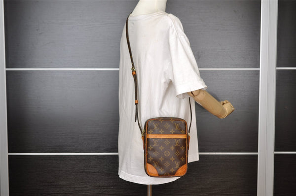Authentic Louis Vuitton Monogram Danube Shoulder Cross Body Bag M45266 LV 5139I