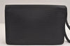 Authentic Louis Vuitton Epi Sellier Dragonne Clutch Bag Black M52612 LV 5139J