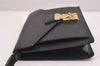 Authentic Louis Vuitton Epi Sellier Dragonne Clutch Bag Black M52612 LV 5139J