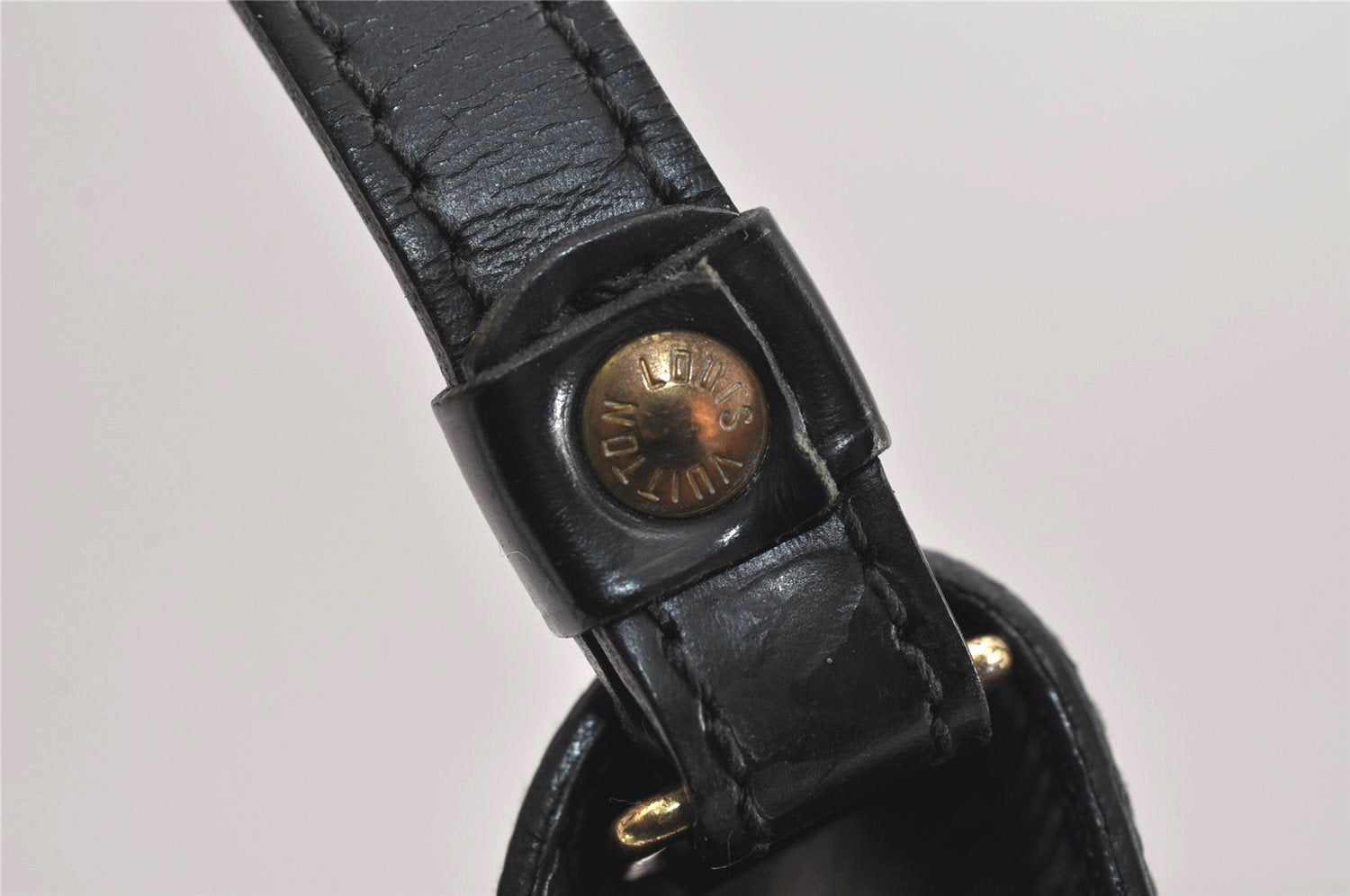 Authentic Louis Vuitton Epi Sellier Dragonne Clutch Bag Black M52612 LV 5139J