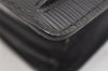Authentic Louis Vuitton Epi Sellier Dragonne Clutch Bag Black M52612 LV 5139J