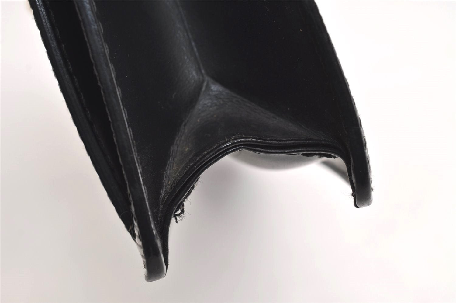 Authentic Louis Vuitton Epi Sellier Dragonne Clutch Bag Black M52612 LV 5139J