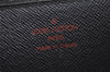 Authentic Louis Vuitton Epi Sellier Dragonne Clutch Bag Black M52612 LV 5139J