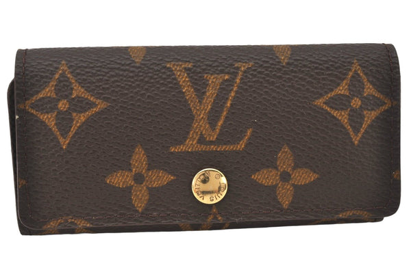 Authentic Louis Vuitton Monogram Multicles 4 Four Hooks Key Case M62631 LV 5139K