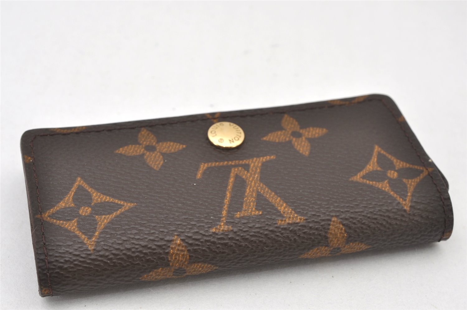 Authentic Louis Vuitton Monogram Multicles 4 Four Hooks Key Case M62631 LV 5139K