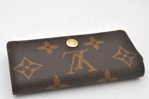 Authentic Louis Vuitton Monogram Multicles 4 Four Hooks Key Case M62631 LV 5139K