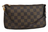 Authentic Louis Vuitton Damier Pochette Accessoires Pouch Purse N51985 LV 5140J