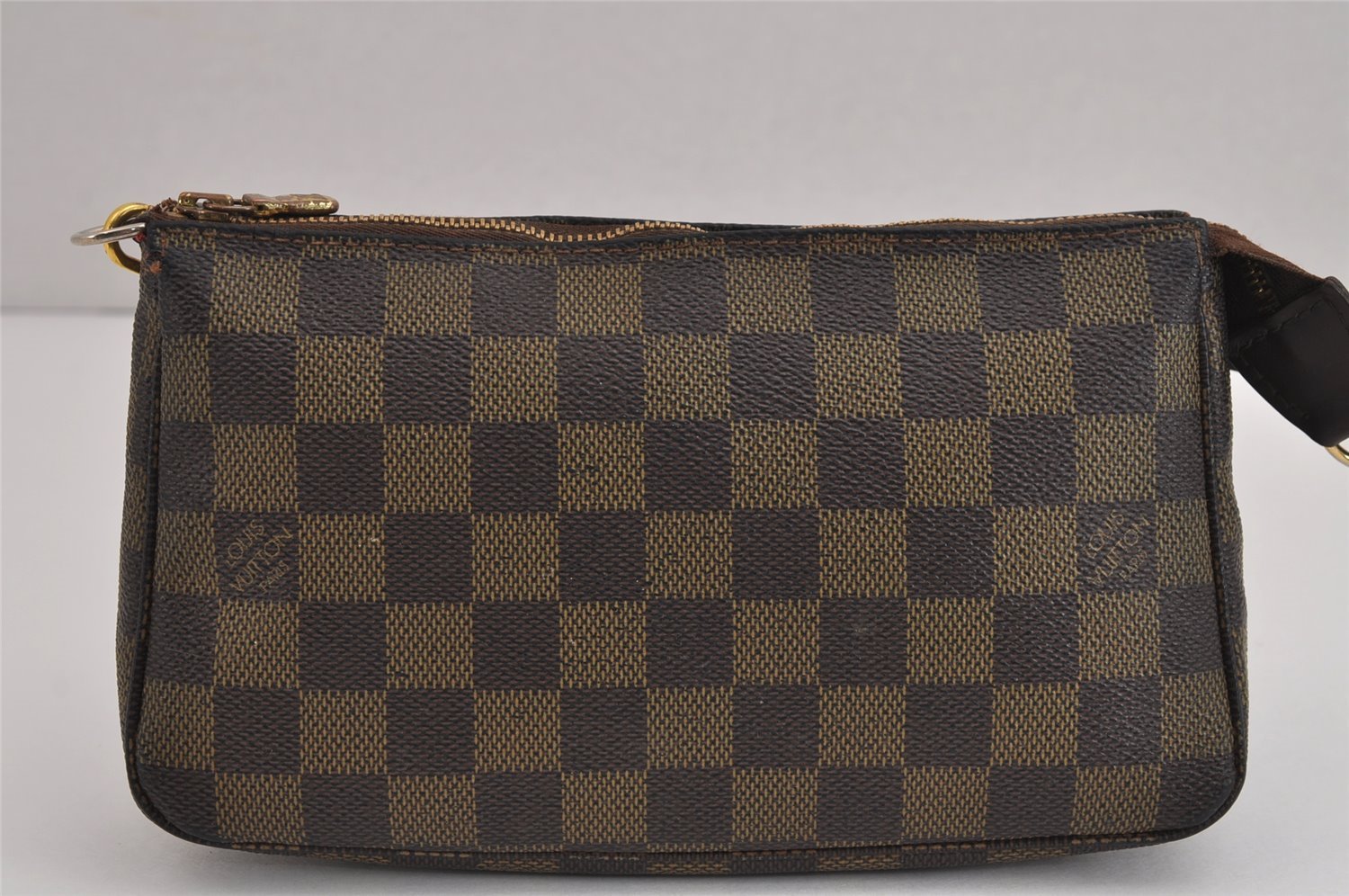 Authentic Louis Vuitton Damier Pochette Accessoires Pouch Purse N51985 LV 5140J