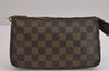 Authentic Louis Vuitton Damier Pochette Accessoires Pouch Purse N51985 LV 5140J