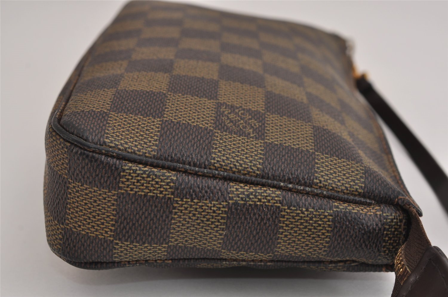 Authentic Louis Vuitton Damier Pochette Accessoires Pouch Purse N51985 LV 5140J