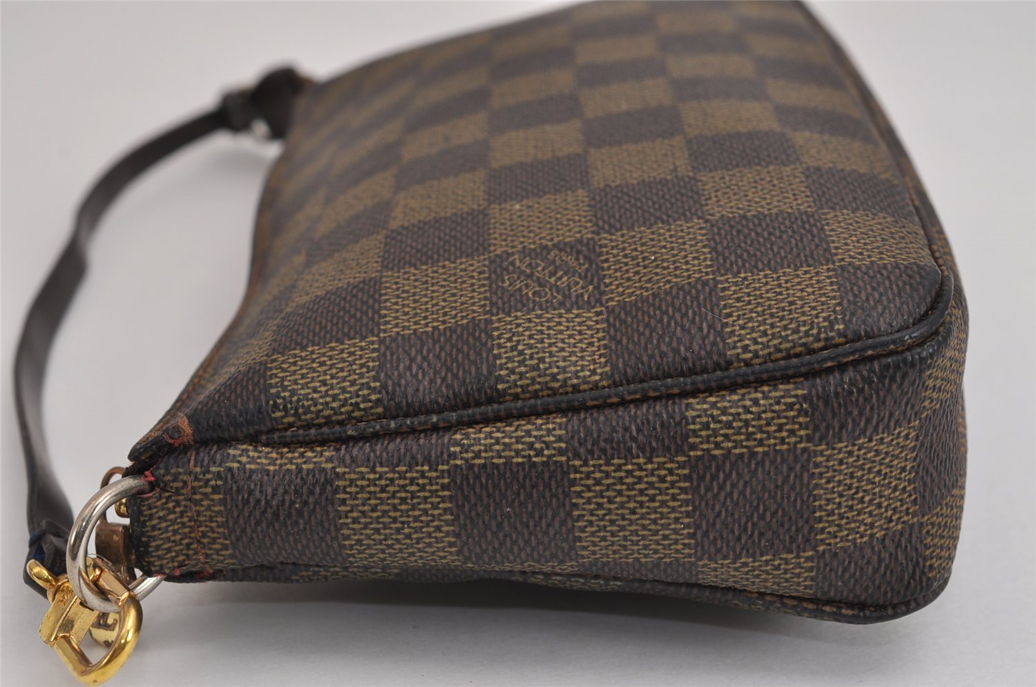 Authentic Louis Vuitton Damier Pochette Accessoires Pouch Purse N51985 LV 5140J
