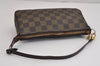 Authentic Louis Vuitton Damier Pochette Accessoires Pouch Purse N51985 LV 5140J