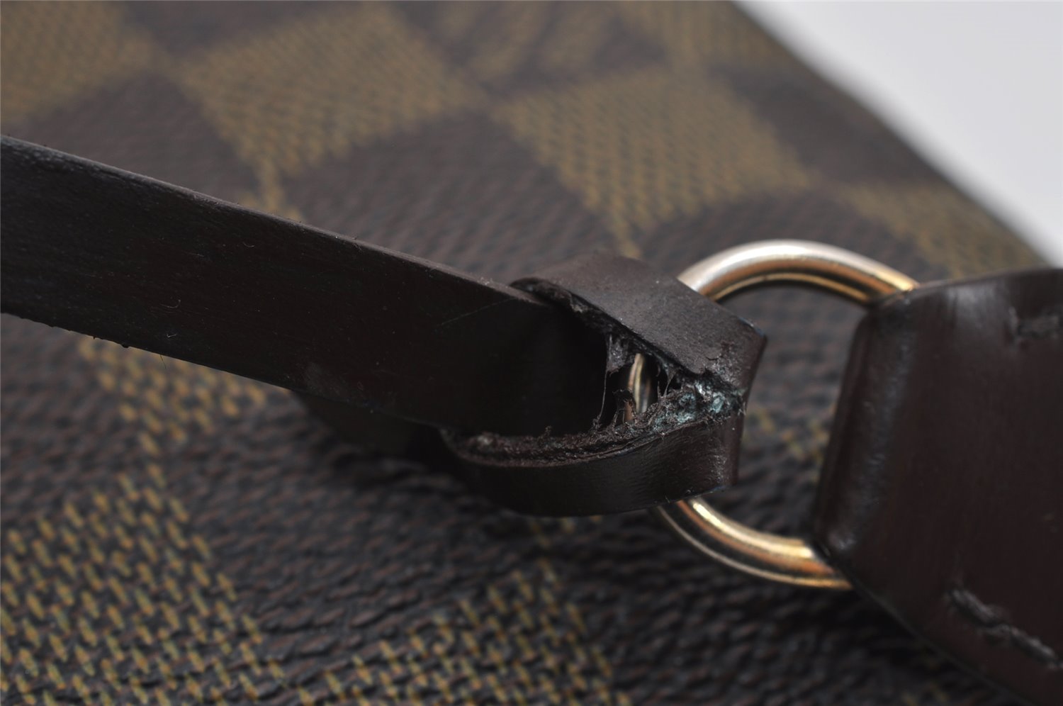 Authentic Louis Vuitton Damier Pochette Accessoires Pouch Purse N51985 LV 5140J