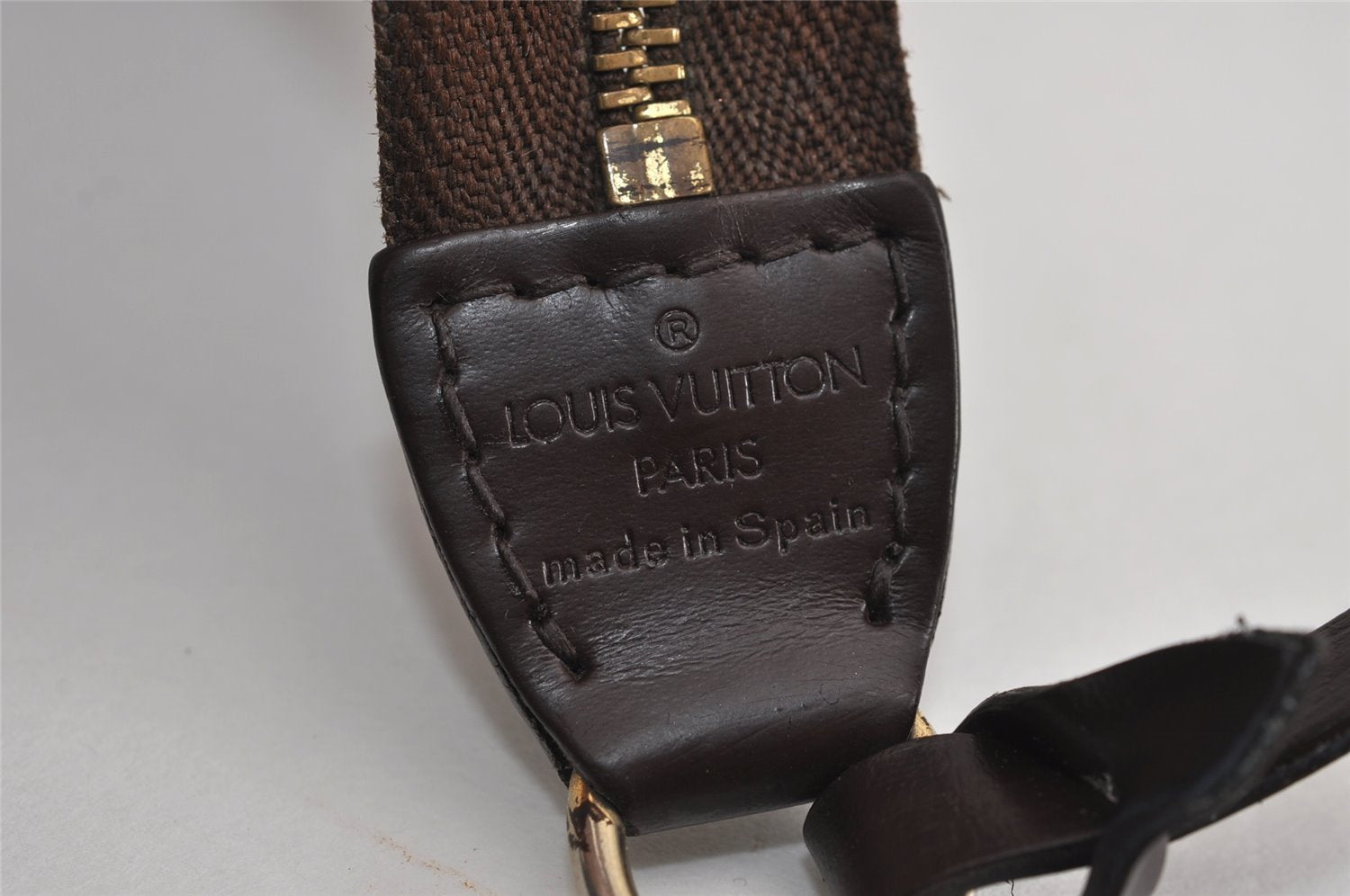 Authentic Louis Vuitton Damier Pochette Accessoires Pouch Purse N51985 LV 5140J