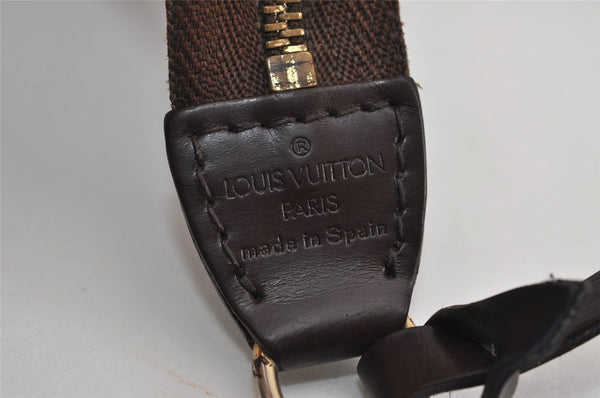 Authentic Louis Vuitton Damier Pochette Accessoires Pouch Purse N51985 LV 5140J