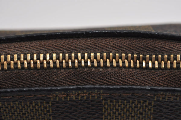 Authentic Louis Vuitton Damier Pochette Accessoires Pouch Purse N51985 LV 5140J