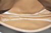 Authentic CELINE Macadam Blason Pattern Clutch Hand Bag PVC Leather Brown 5140K