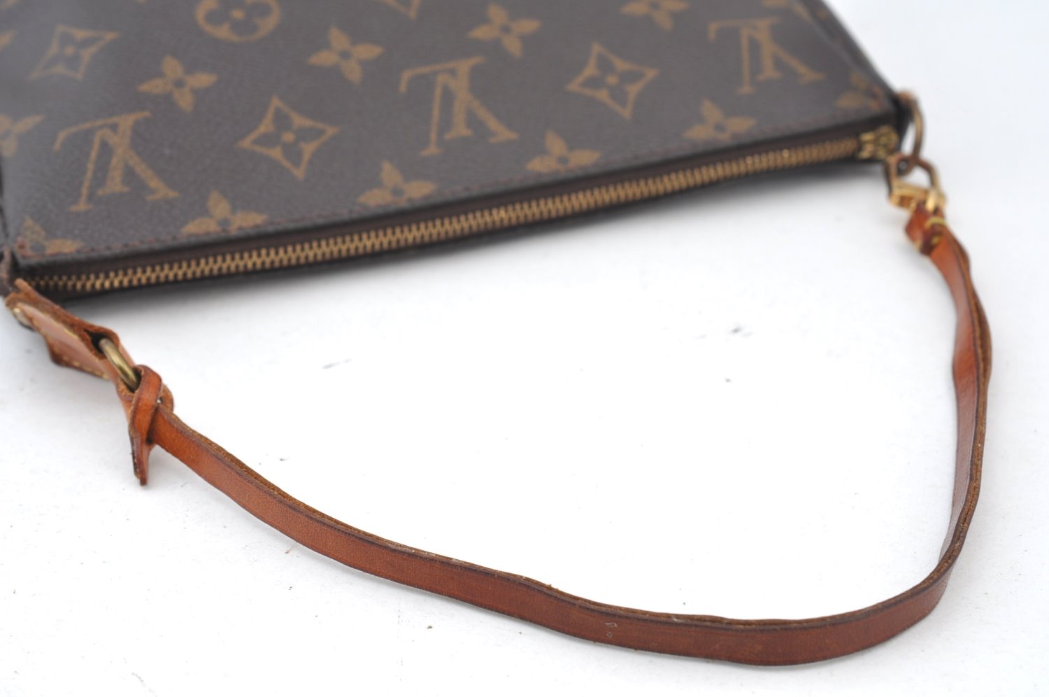 Authentic Louis Vuitton Monogram Pochette Accessoires Pouch M51980 Junk 5141J