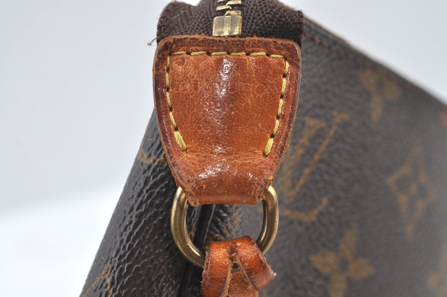 Authentic Louis Vuitton Monogram Pochette Accessoires Pouch M51980 Junk 5141J