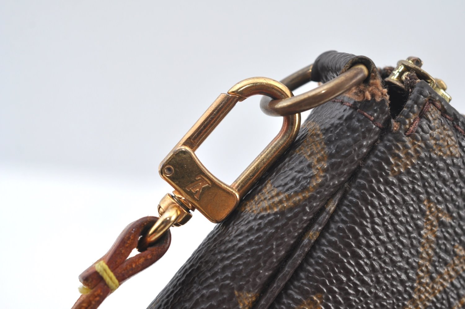 Authentic Louis Vuitton Monogram Pochette Accessoires Pouch M51980 Junk 5141J