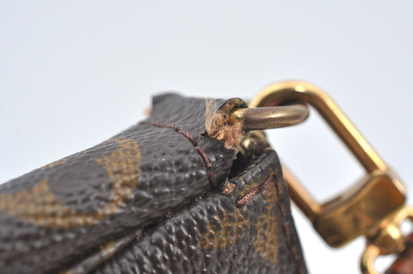 Authentic Louis Vuitton Monogram Pochette Accessoires Pouch M51980 Junk 5141J