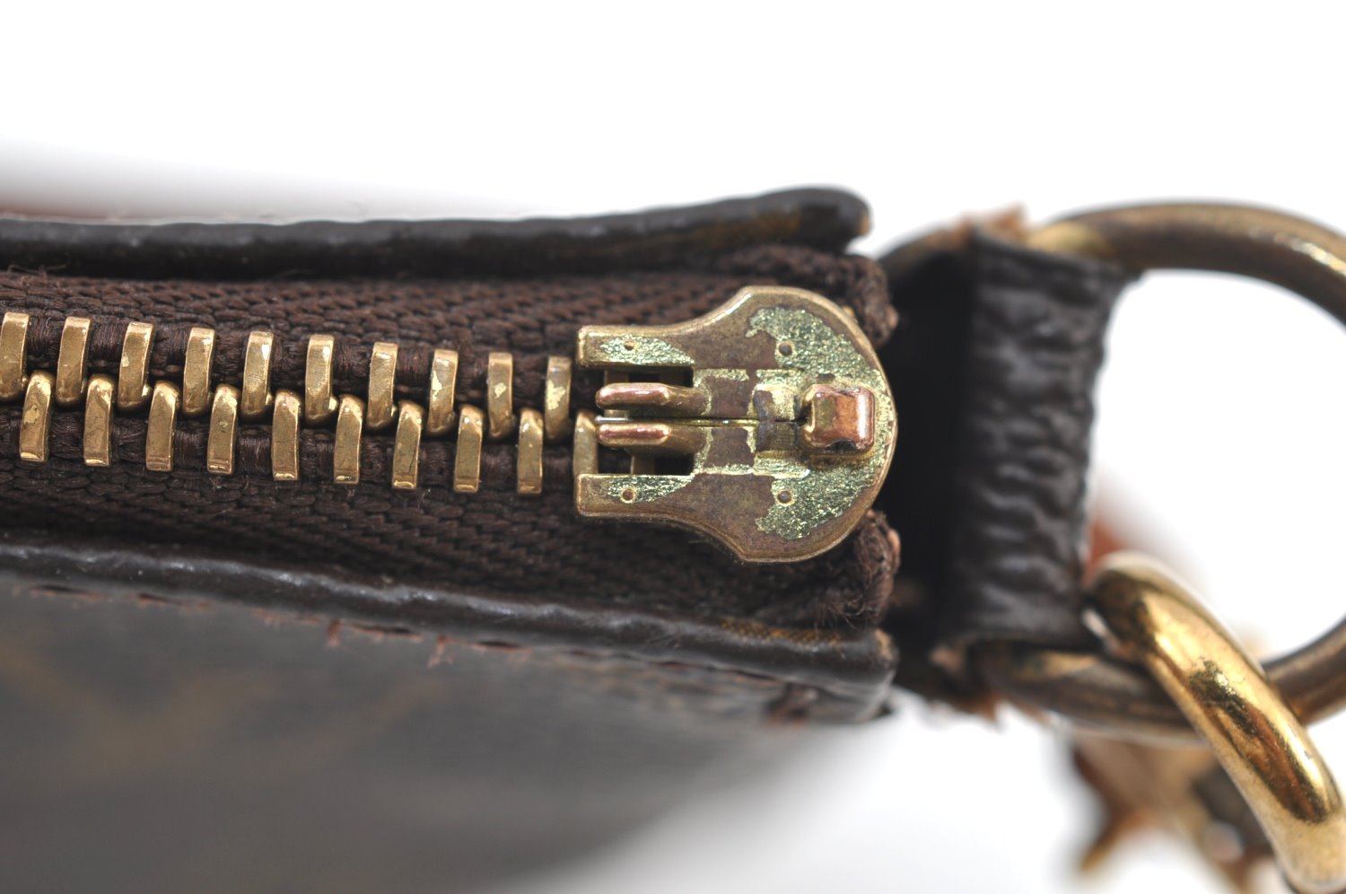 Authentic Louis Vuitton Monogram Pochette Accessoires Pouch M51980 Junk 5141J