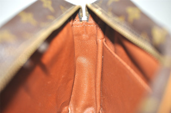 Authentic Louis Vuitton Monogram Compiegne 28 Clutch Hand Bag M51845 LV 5142I