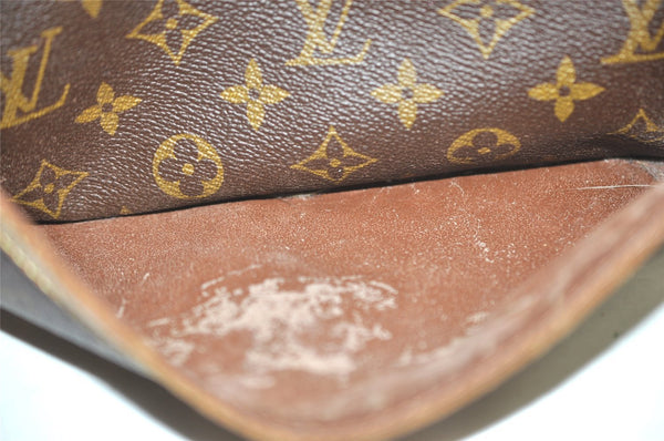 Authentic Louis Vuitton Monogram Compiegne 28 Clutch Hand Bag M51845 LV 5142I