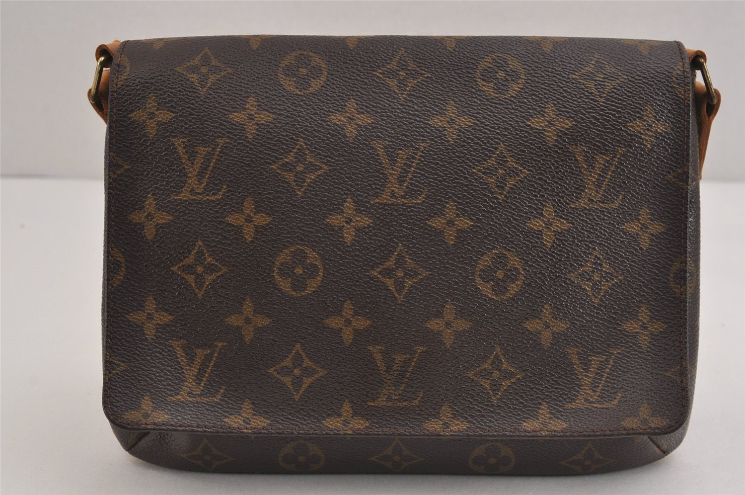 Authentic Louis Vuitton Monogram Musette Tango M51388 Shoulder Cross Bag 5142J