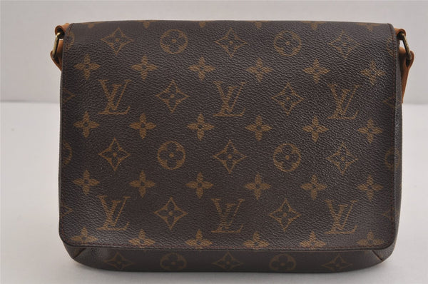 Authentic Louis Vuitton Monogram Musette Tango M51388 Shoulder Cross Bag 5142J