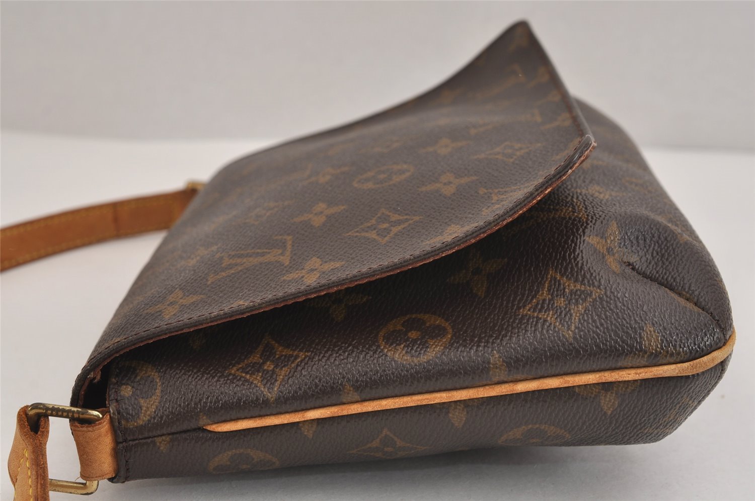 Authentic Louis Vuitton Monogram Musette Tango M51388 Shoulder Cross Bag 5142J