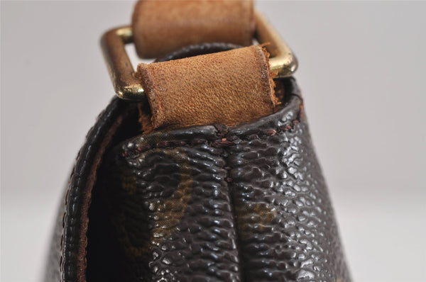 Authentic Louis Vuitton Monogram Musette Tango M51388 Shoulder Cross Bag 5142J