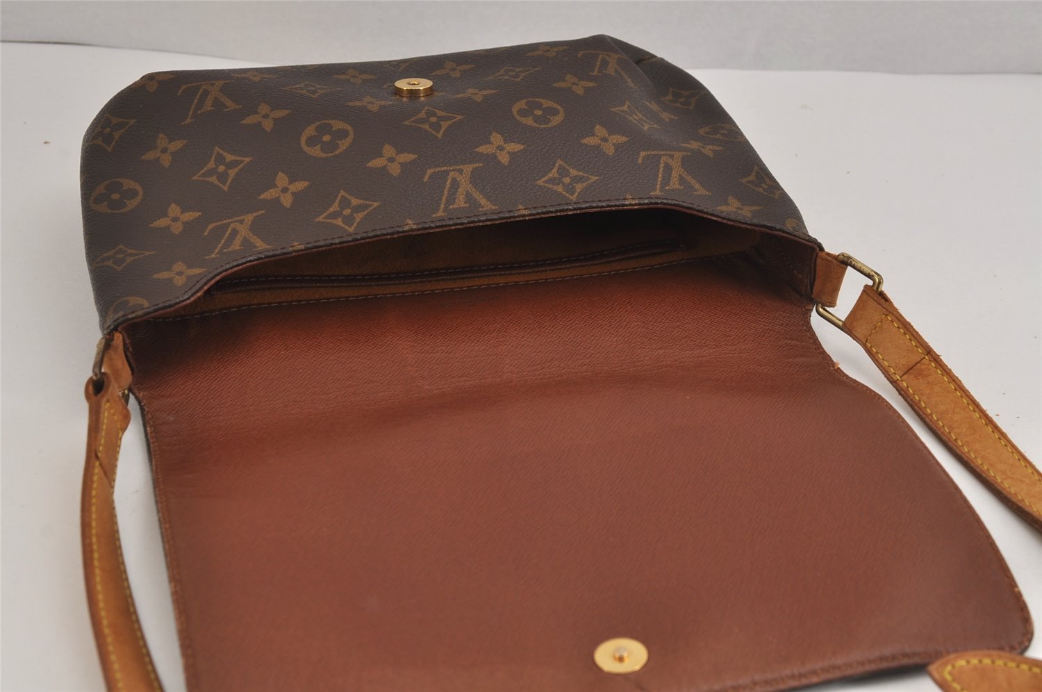 Authentic Louis Vuitton Monogram Musette Tango M51388 Shoulder Cross Bag 5142J