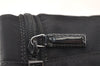 Authentic GUCCI Vanity Hand Bag Purse Nylon Enamel 0390951 Black 5143K