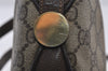 Authentic GUCCI Shoulder Cross Body Bag Purse GG PVC Leather Brown Junk 5146I