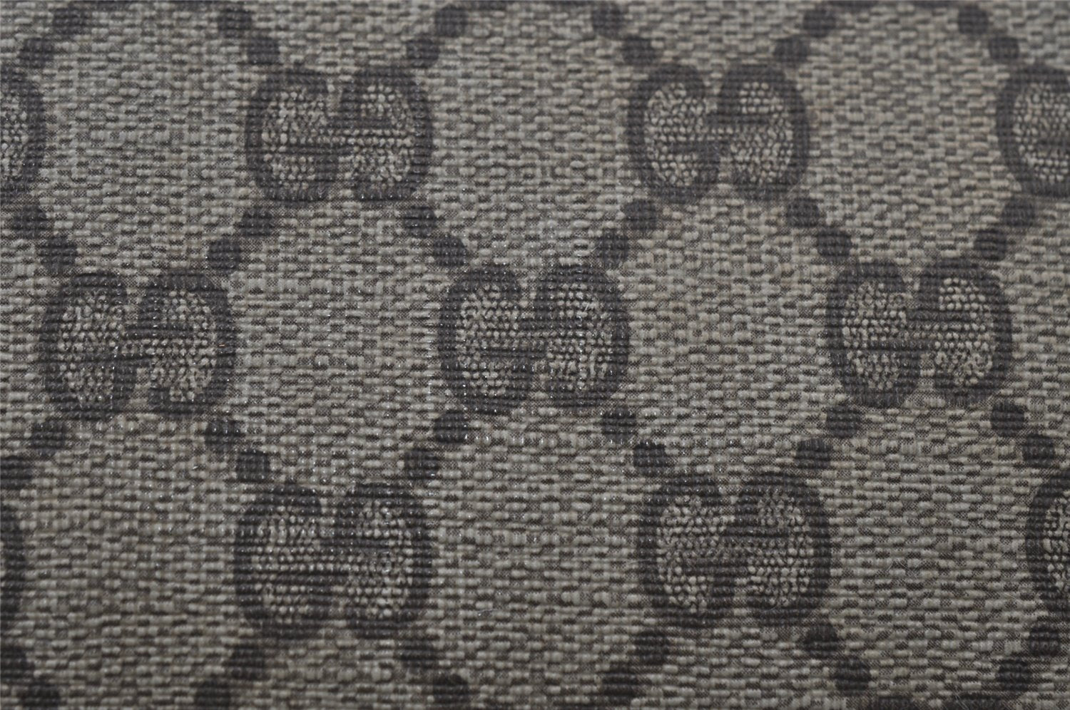 Authentic GUCCI Shoulder Cross Body Bag Purse GG PVC Leather Brown Junk 5146I