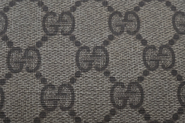 Authentic GUCCI Shoulder Cross Body Bag Purse GG PVC Leather Brown Junk 5146I