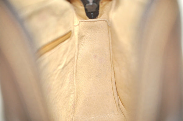 Authentic GUCCI Shoulder Cross Body Bag Purse GG PVC Leather Brown Junk 5146I