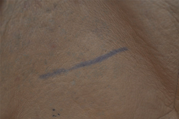 Authentic GUCCI Shoulder Cross Body Bag Purse GG PVC Leather Brown Junk 5146I